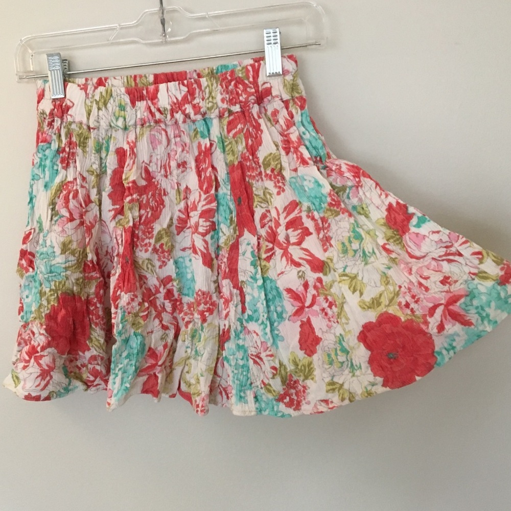 Floral spring skirt